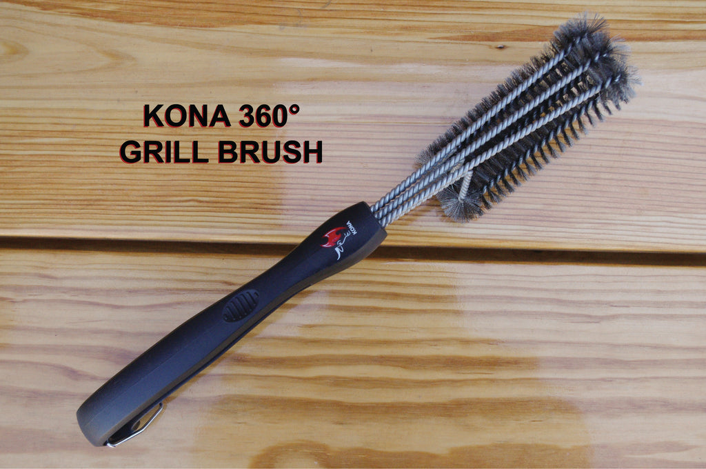 360° Clean Grill Brush by Kona, 18 - Black, 1 - Harris Teeter